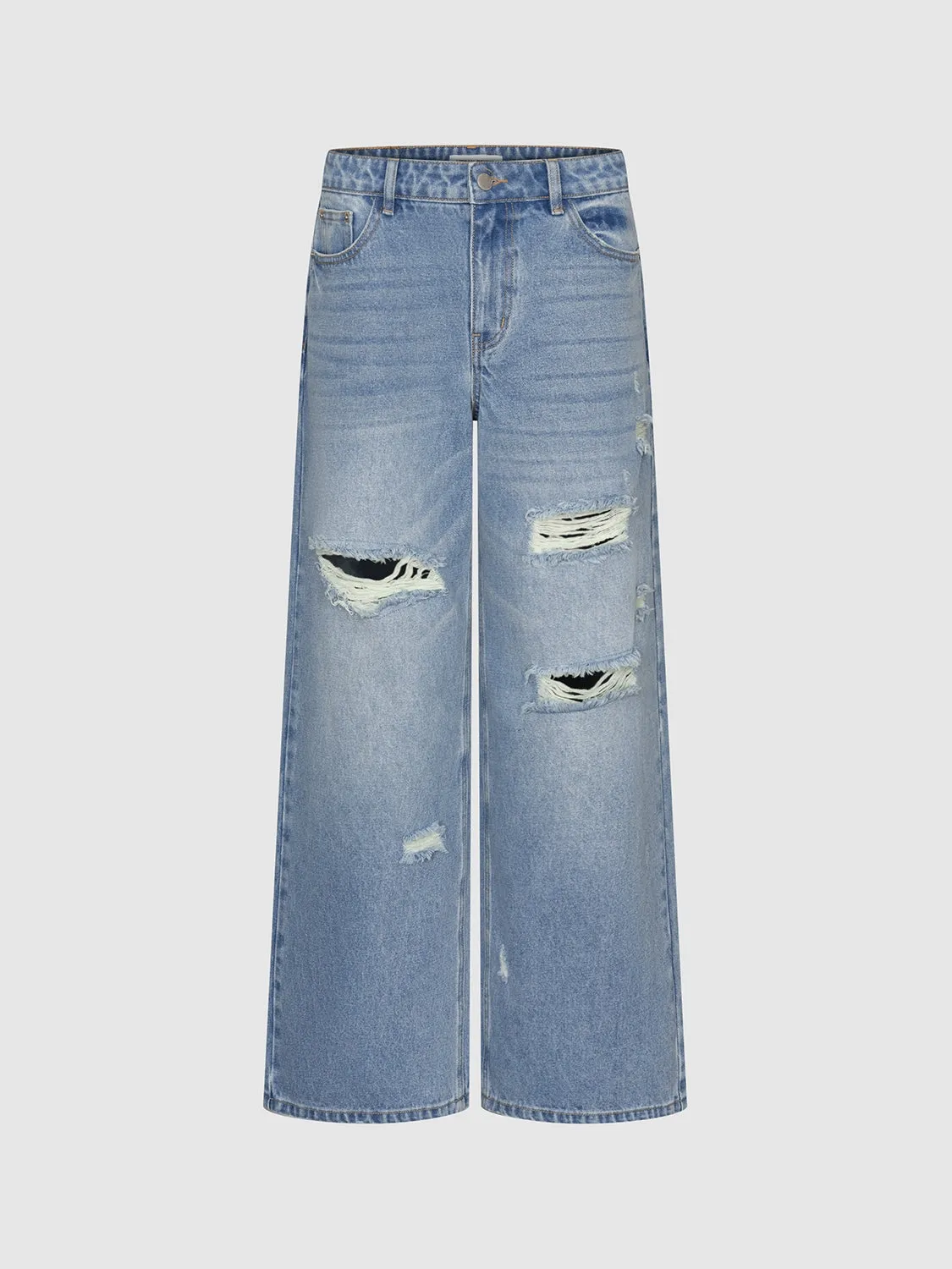 Ripped Denim Jeans sold by Urban Revivo