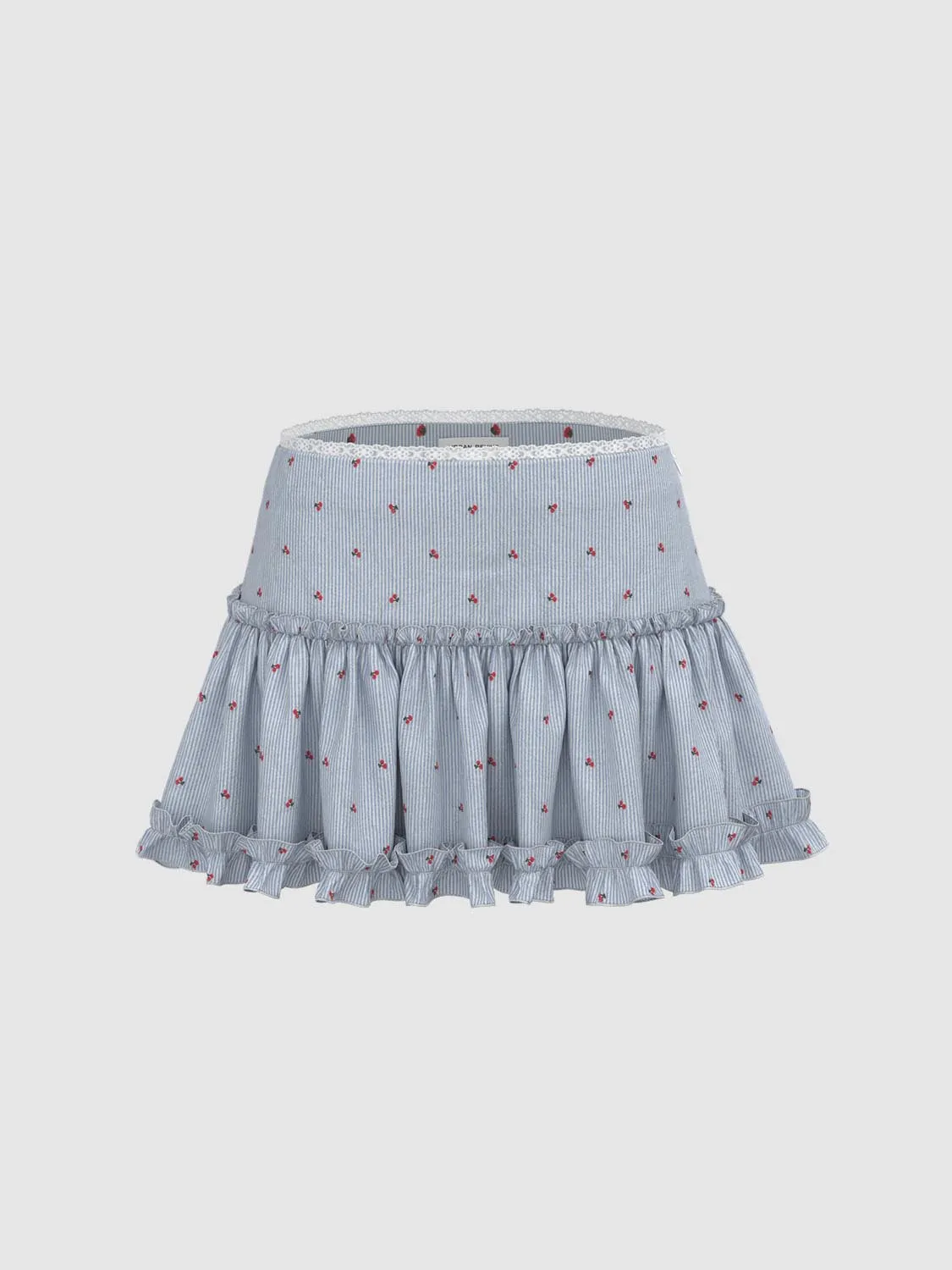 Striped A-Line Skirts sold by Urban Revivo