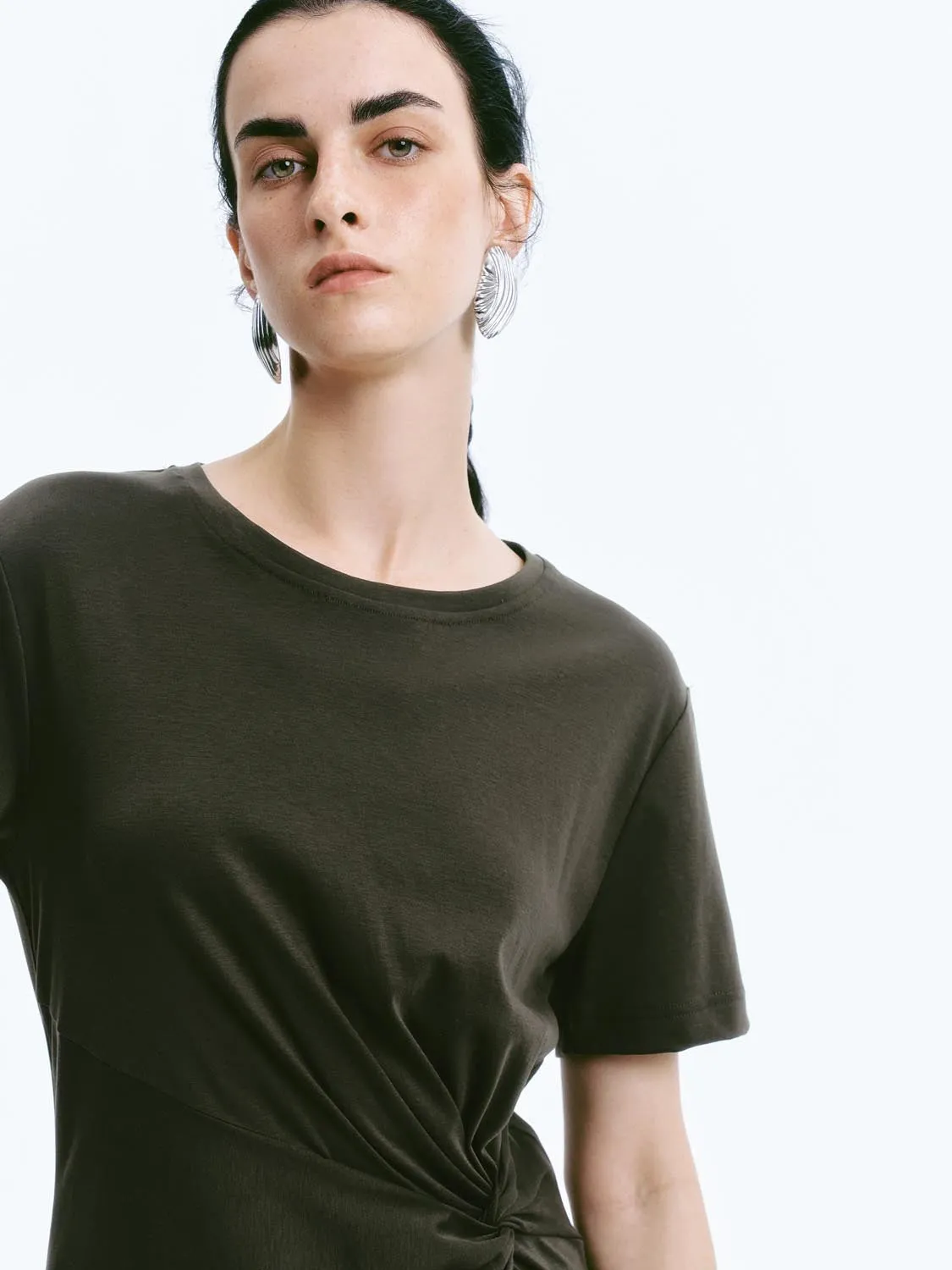 Twisted Front A-Line Dresses sold by Urban Revivo product image thumbnail 3