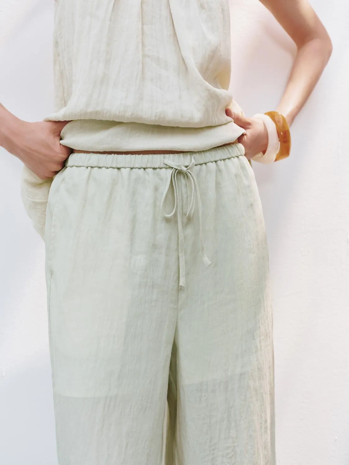 Wide-Leg Pants sold by Urban Revivo product image thumbnail 4