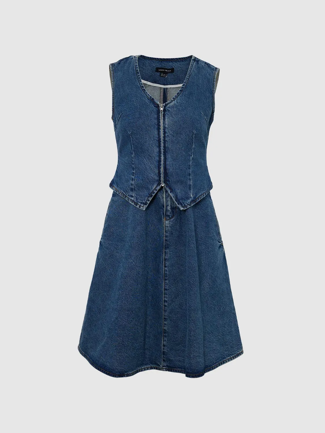 Sleeveless Denim Dresses sold by Urban Revivo