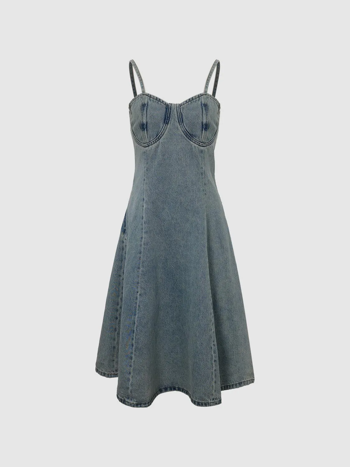 Camisole Denim Dresses sold by Urban Revivo