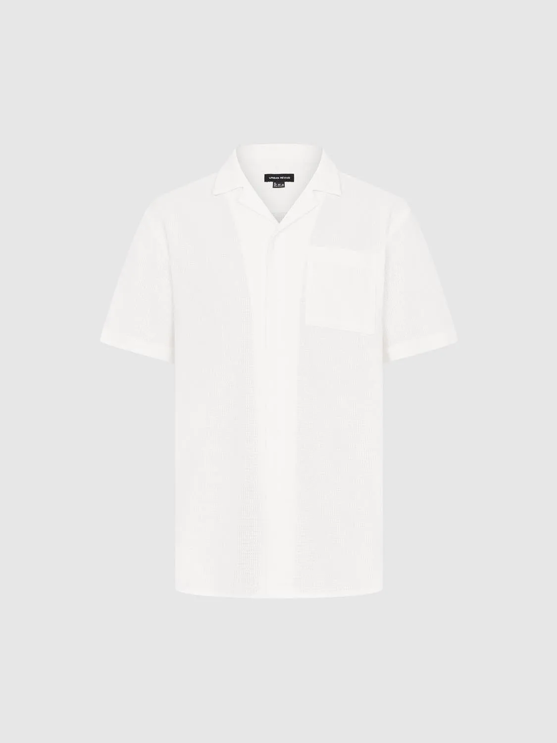 Camp Collar Short Sleeve Shirts sold by Urban Revivo