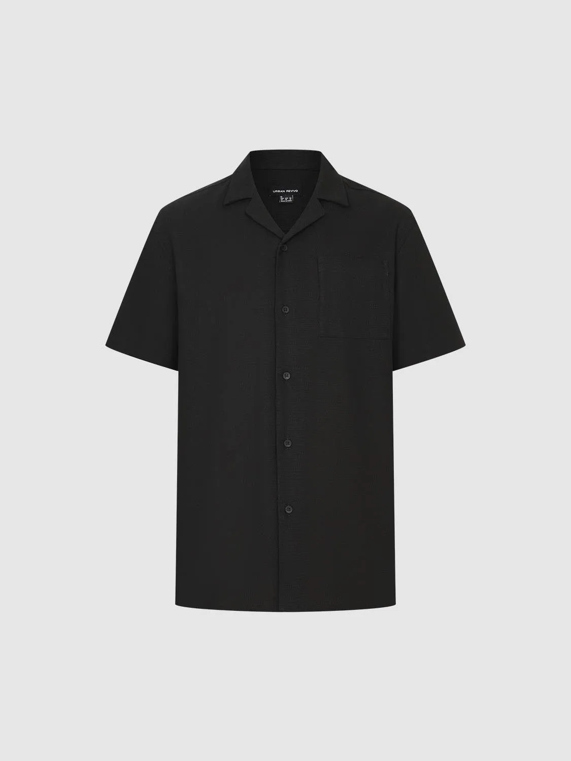 Camp Collar Short Sleeve Shirts sold by Urban Revivo product image thumbnail 3