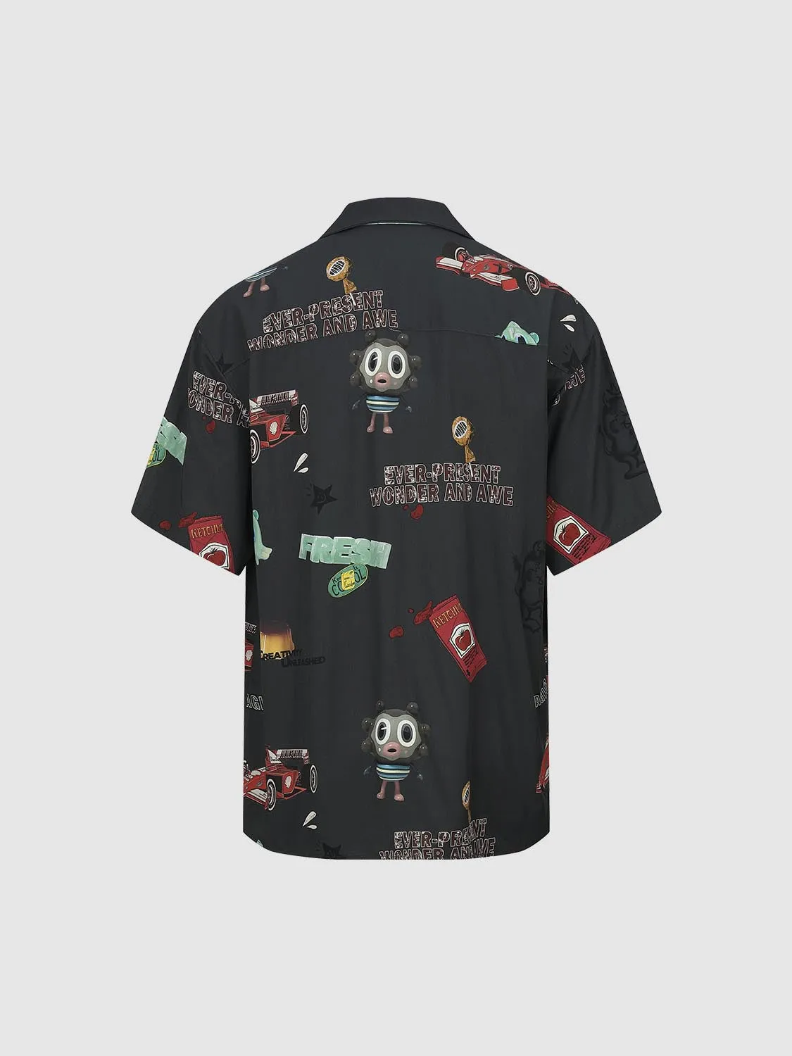 Printed Short Sleeve Shirts sold by Urban Revivo product image thumbnail 2