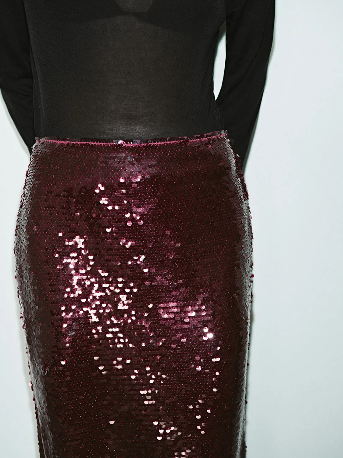 Sequin Straight Skirts sold by Urban Revivo product image thumbnail 4