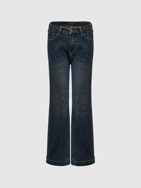 Flare Denim Jeans sold by Urban Revivo