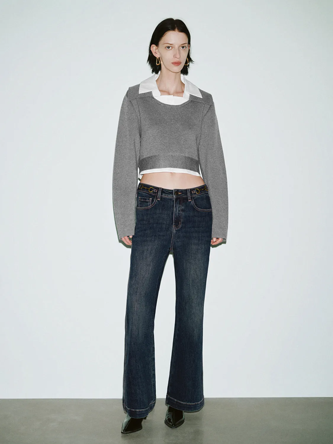Flare Denim Jeans sold by Urban Revivo product image thumbnail 5