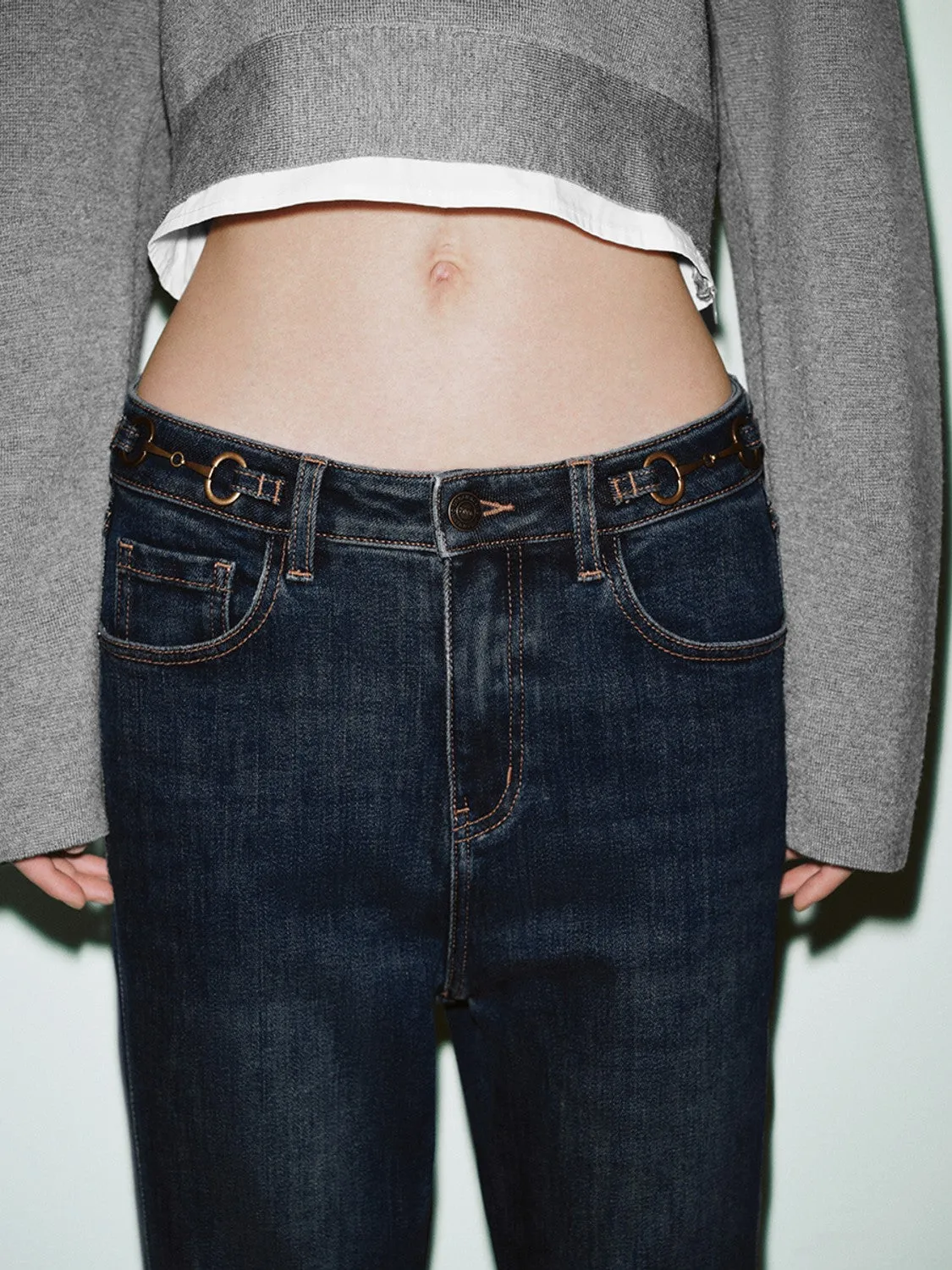 Flare Denim Jeans sold by Urban Revivo product image thumbnail 4