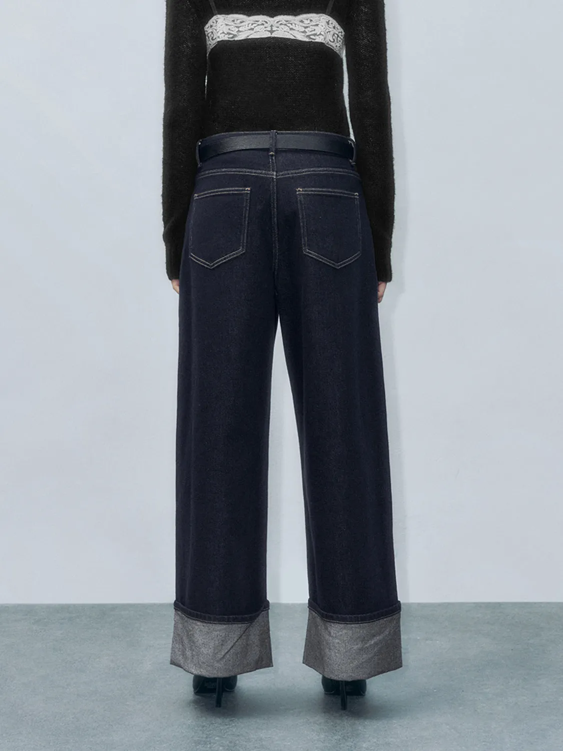 Turnover Denim Jeans sold by Urban Revivo product image thumbnail 3