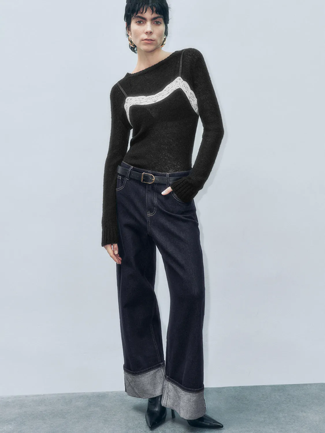 Turnover Denim Jeans sold by Urban Revivo product image thumbnail 5