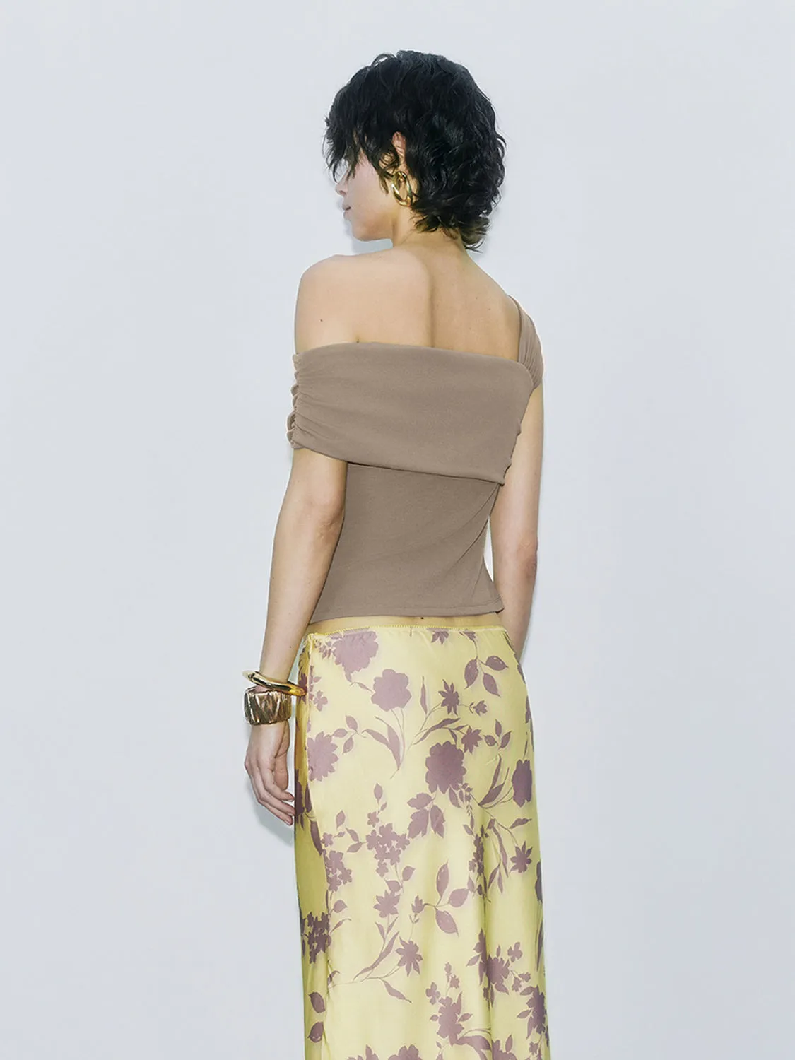 One Shoulder T-Shirts sold by Urban Revivo product image thumbnail 2