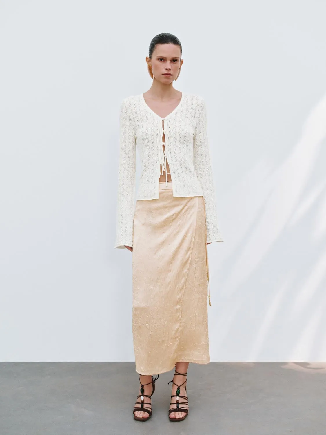 Lace Knitted Cardigans sold by Urban Revivo product image thumbnail 4