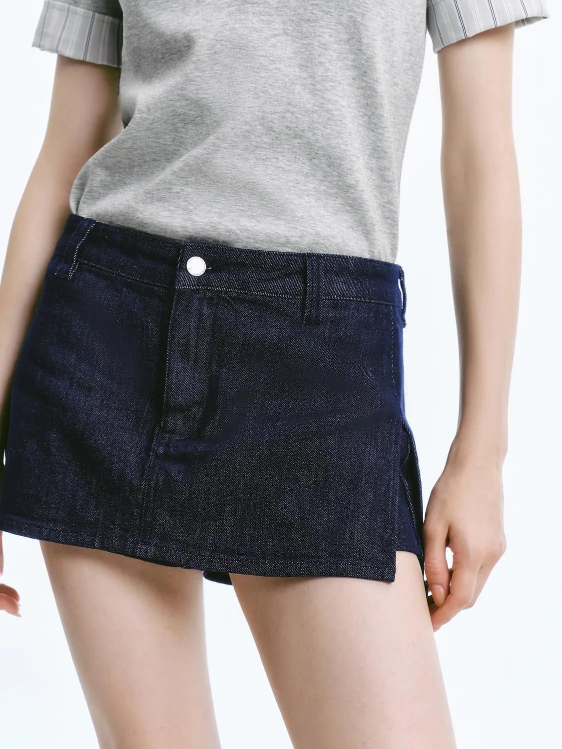 Denim Mini Skirts sold by Urban Revivo product image thumbnail 5