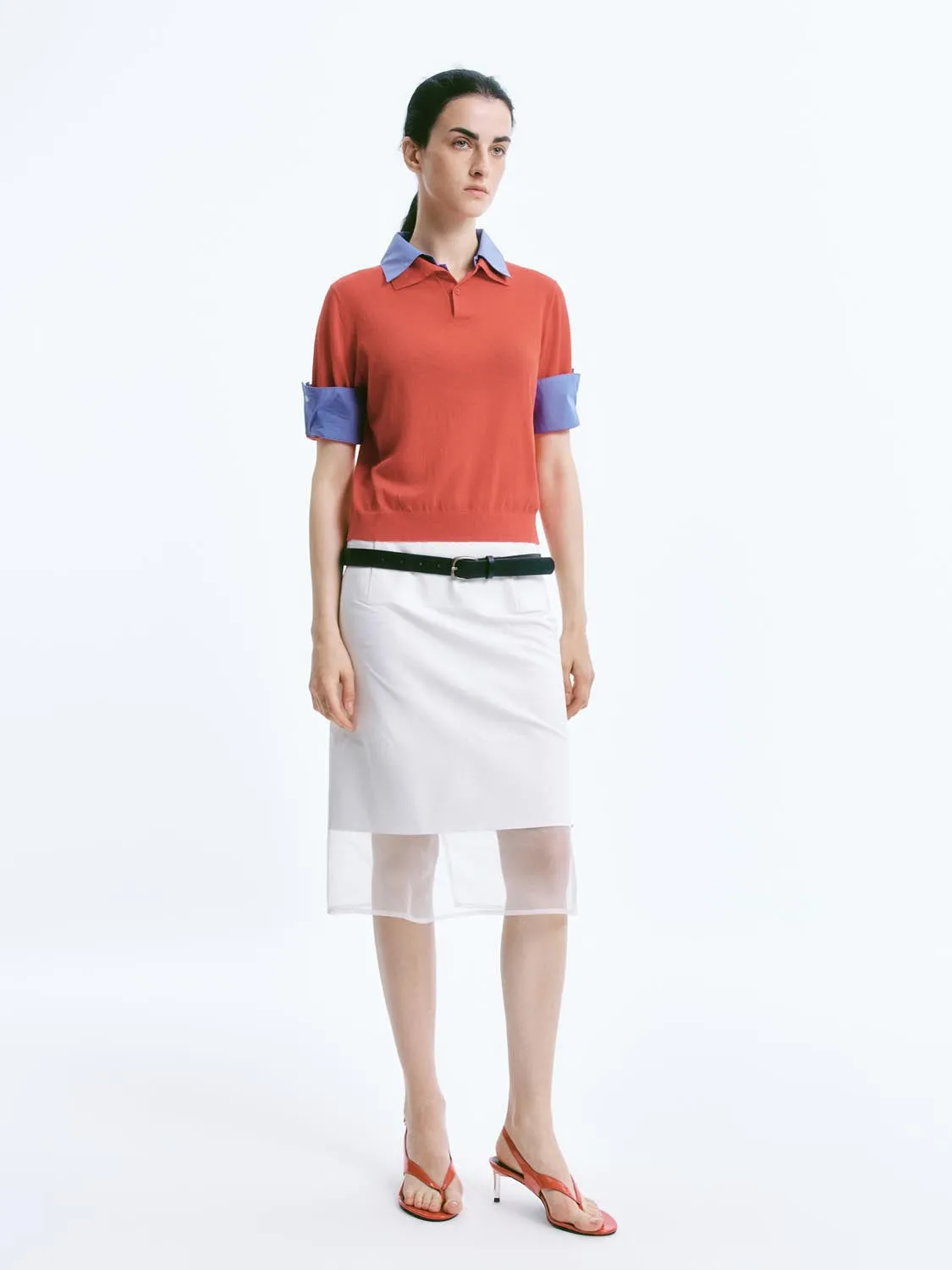 Colorblock Knitted T-Shirts sold by Urban Revivo product image thumbnail 5