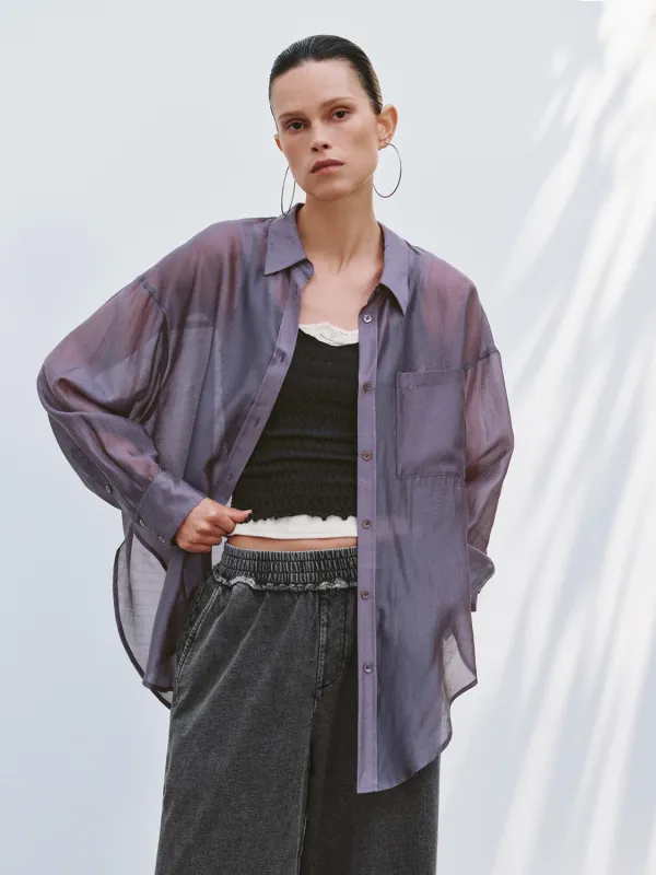 Satin Long Sleeve Shirts sold by Urban Revivo