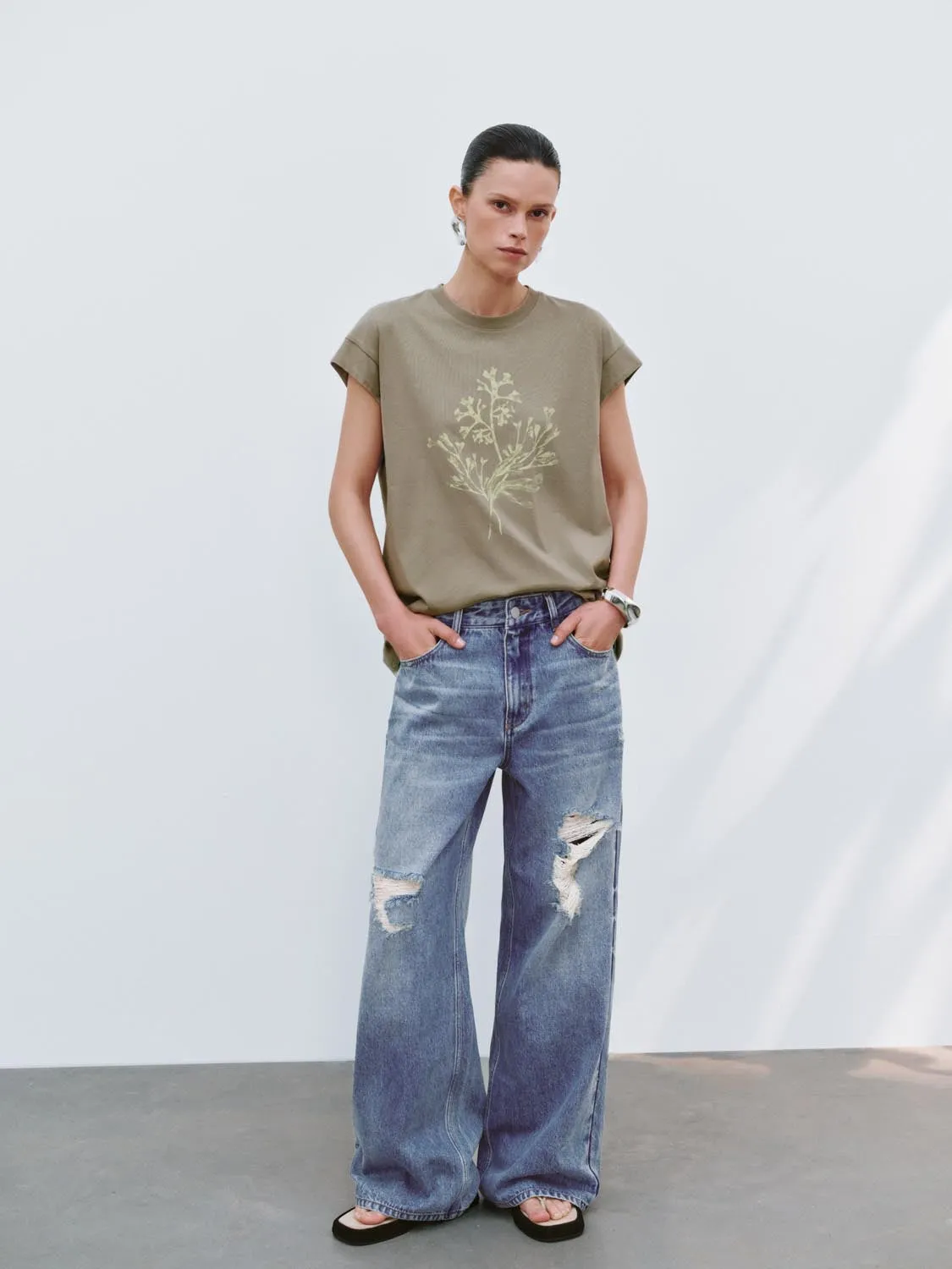 Printed Short Sleeve T-Shirts sold by Urban Revivo product image thumbnail 4