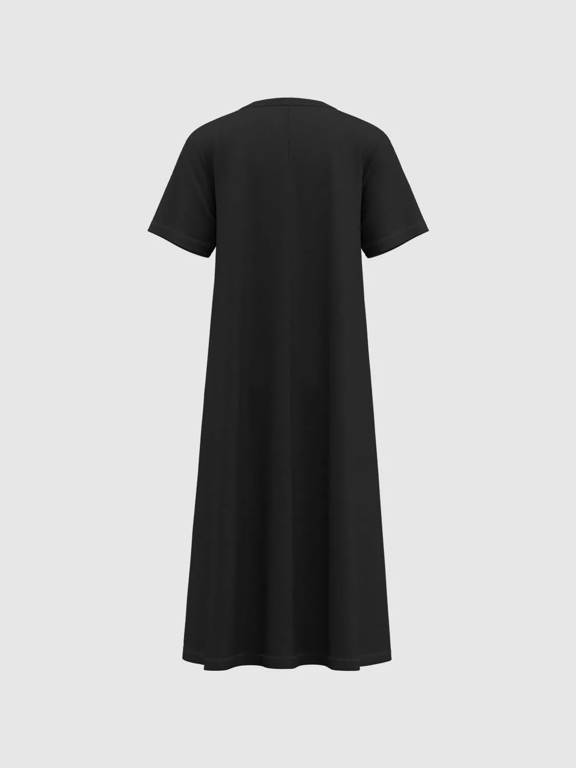 Short Sleeve Split Hem Dresses sold by Urban Revivo product image thumbnail 2