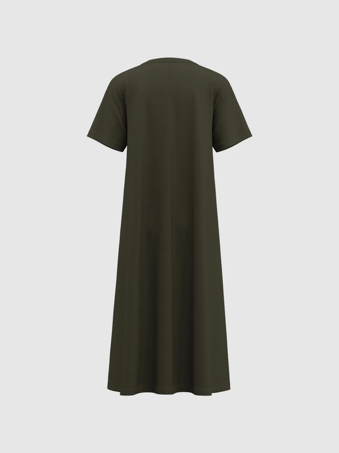 Short Sleeve Split Hem Dresses sold by Urban Revivo product image thumbnail 4