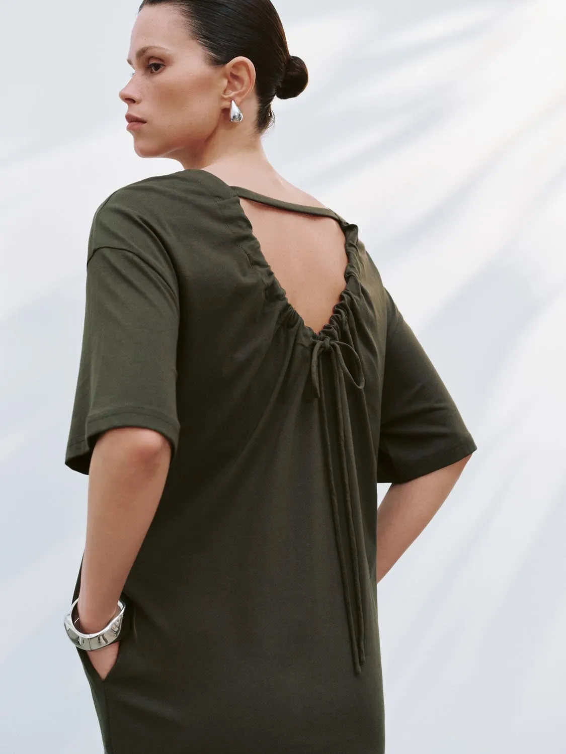Crew Neck Straight Dresses sold by Urban Revivo product image thumbnail 3