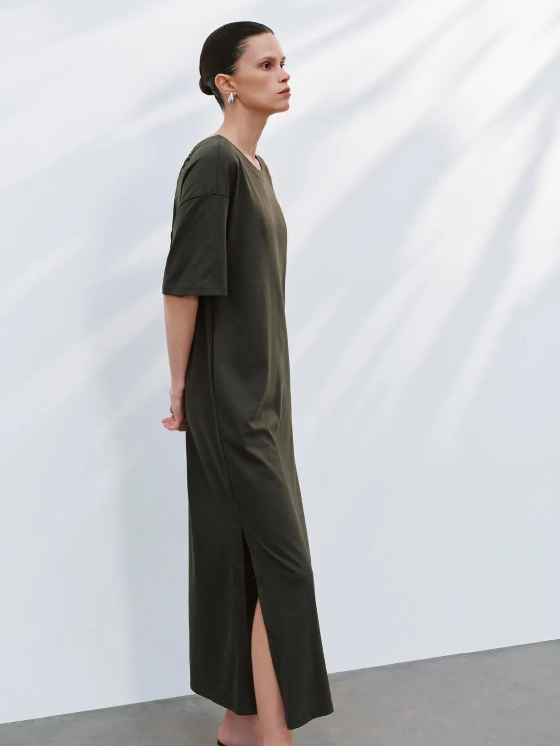 Crew Neck Straight Dresses sold by Urban Revivo product image thumbnail 5