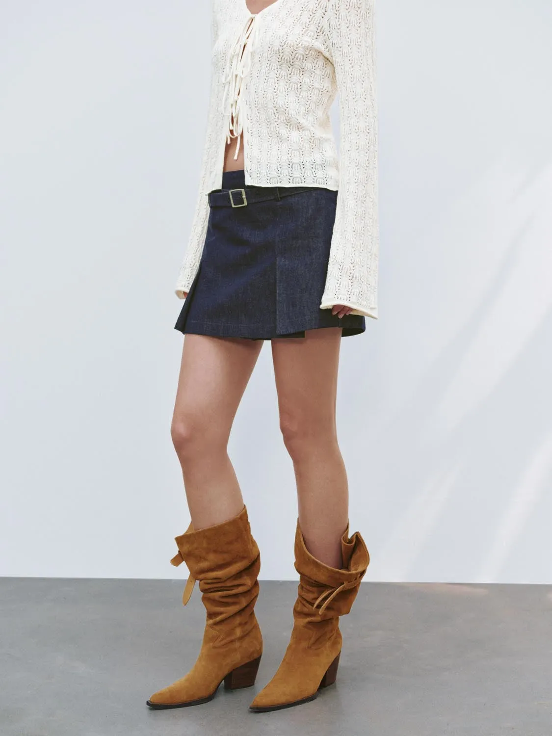 Denim Shorts sold by Urban Revivo product image thumbnail 3