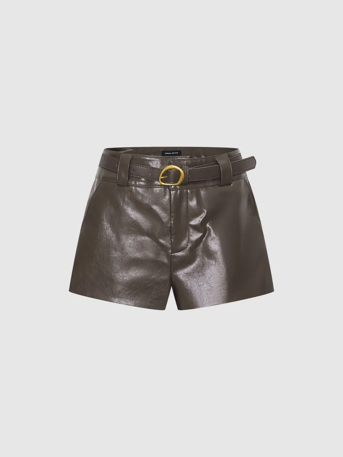 Vegan Leather Shorts sold by Urban Revivo