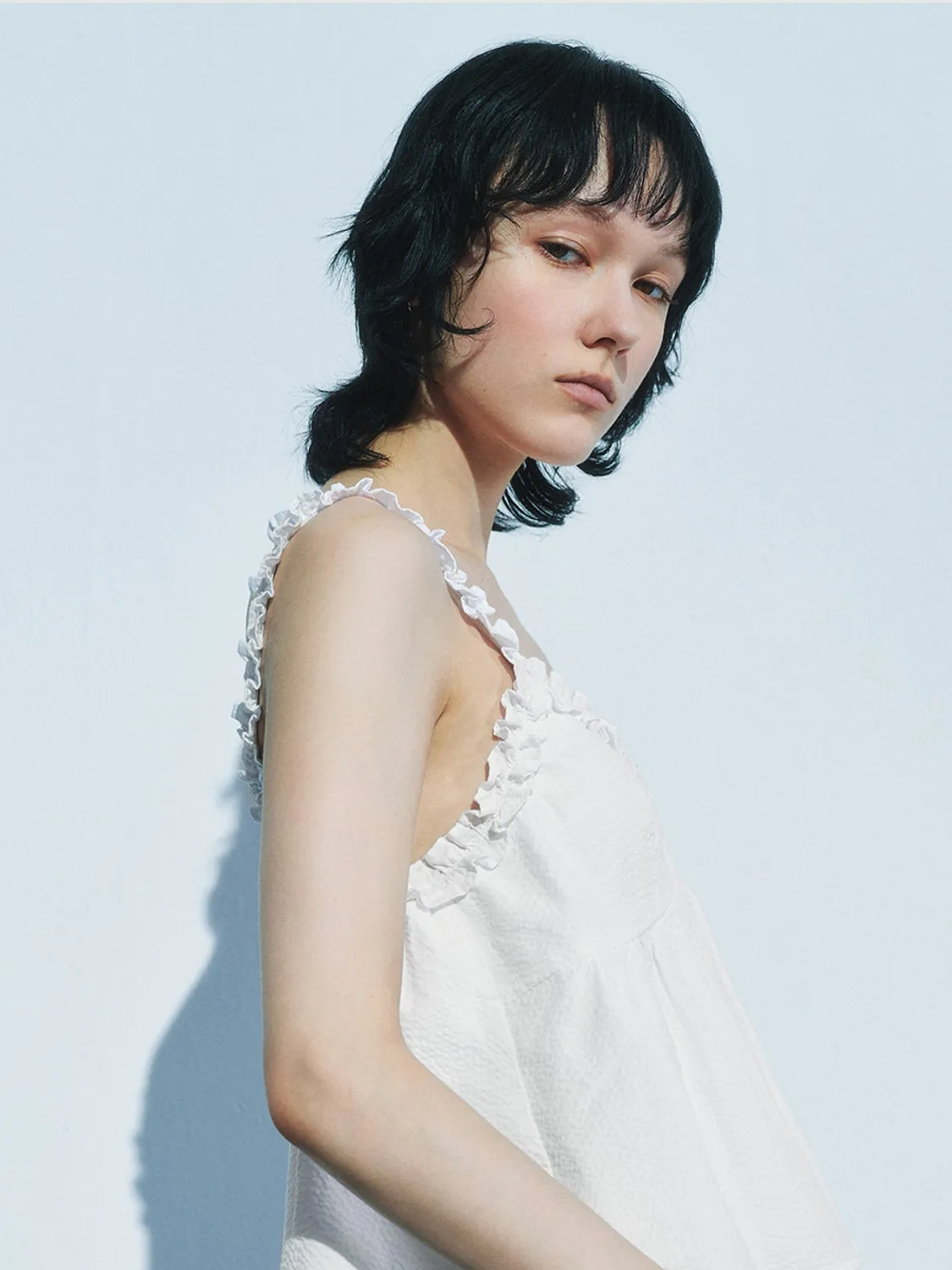 Lace Ruffle Tops sold by Urban Revivo product image thumbnail 3