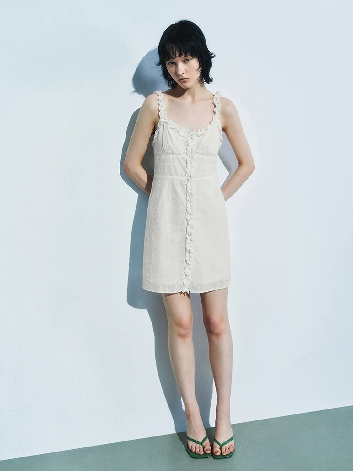 Ruffle Mini Dresses sold by Urban Revivo product image thumbnail 4