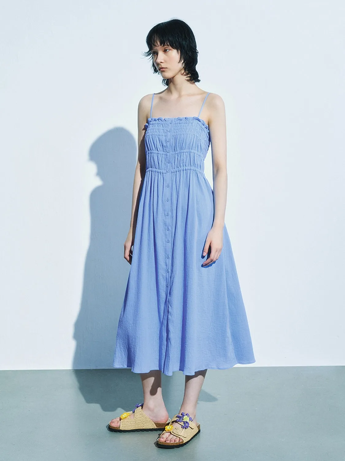 Shirred Maxi Dresses sold by Urban Revivo