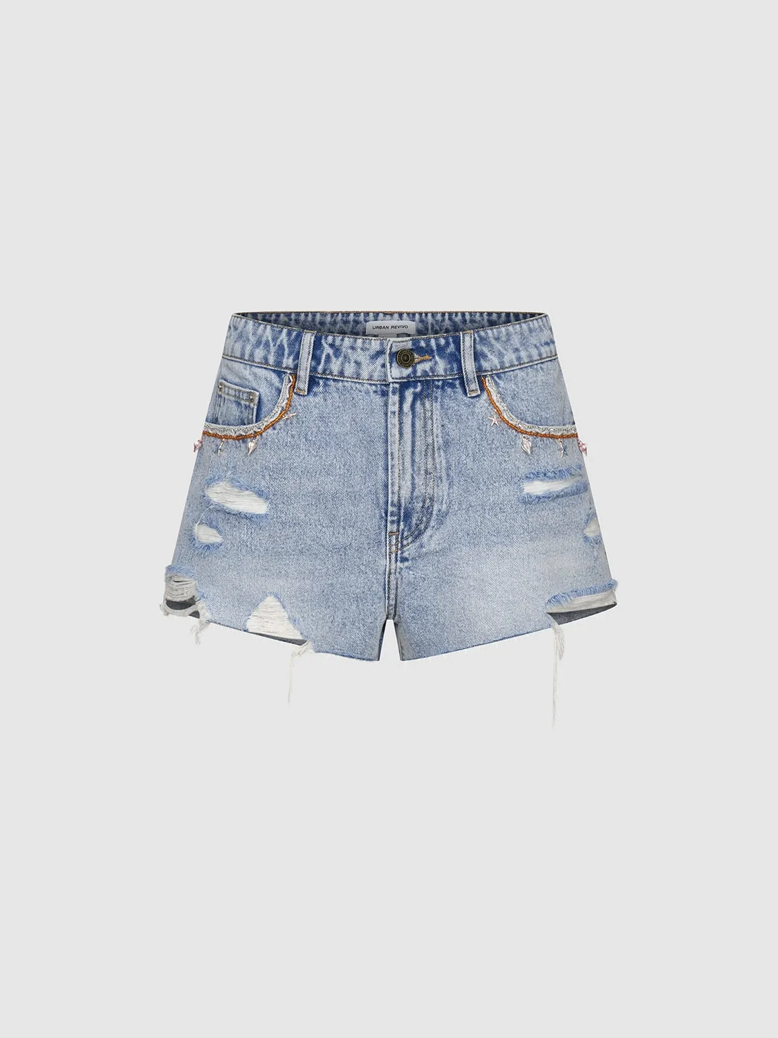 Leisure Denim Shorts sold by Urban Revivo