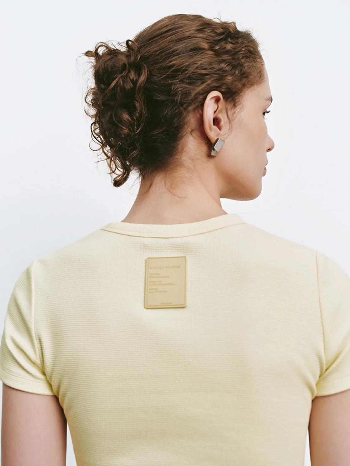 Cropped Short Sleeve T-Shirts sold by Urban Revivo product image thumbnail 3