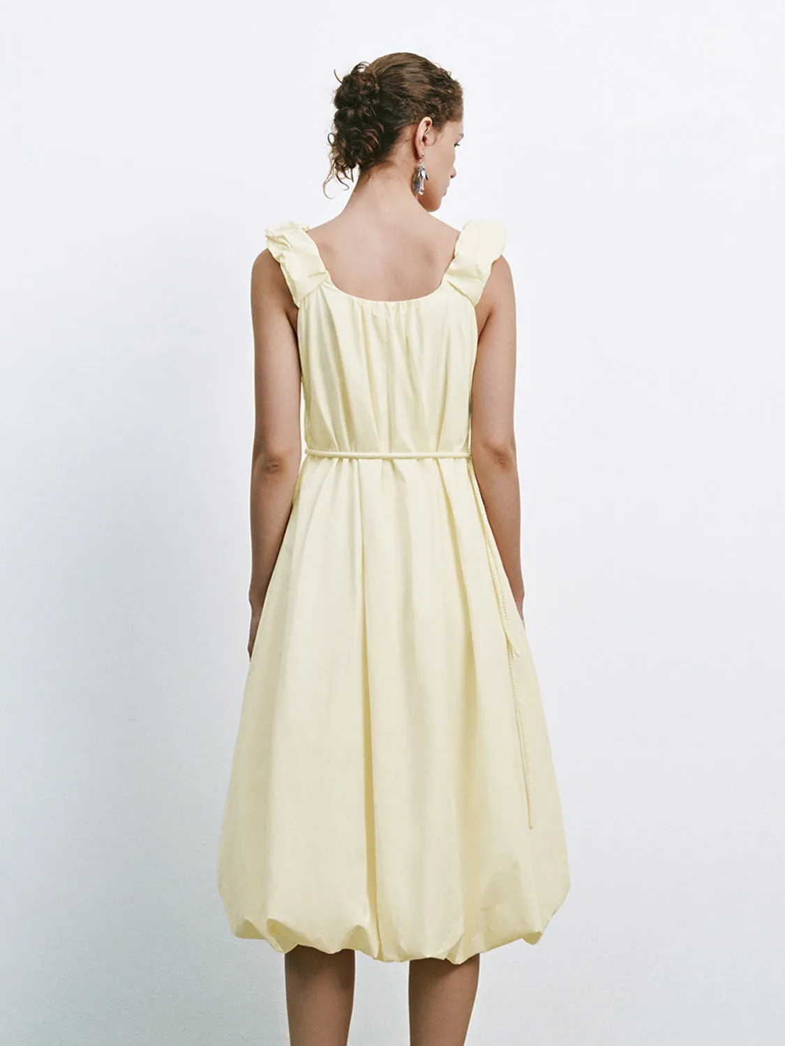 Wide Strap Ruffle Maxi Dresses sold by Urban Revivo product image thumbnail 2