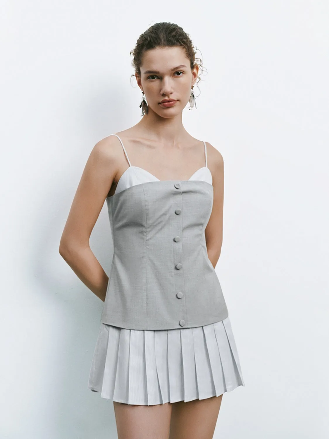 Striped Pleated Mini Dresses sold by Urban Revivo