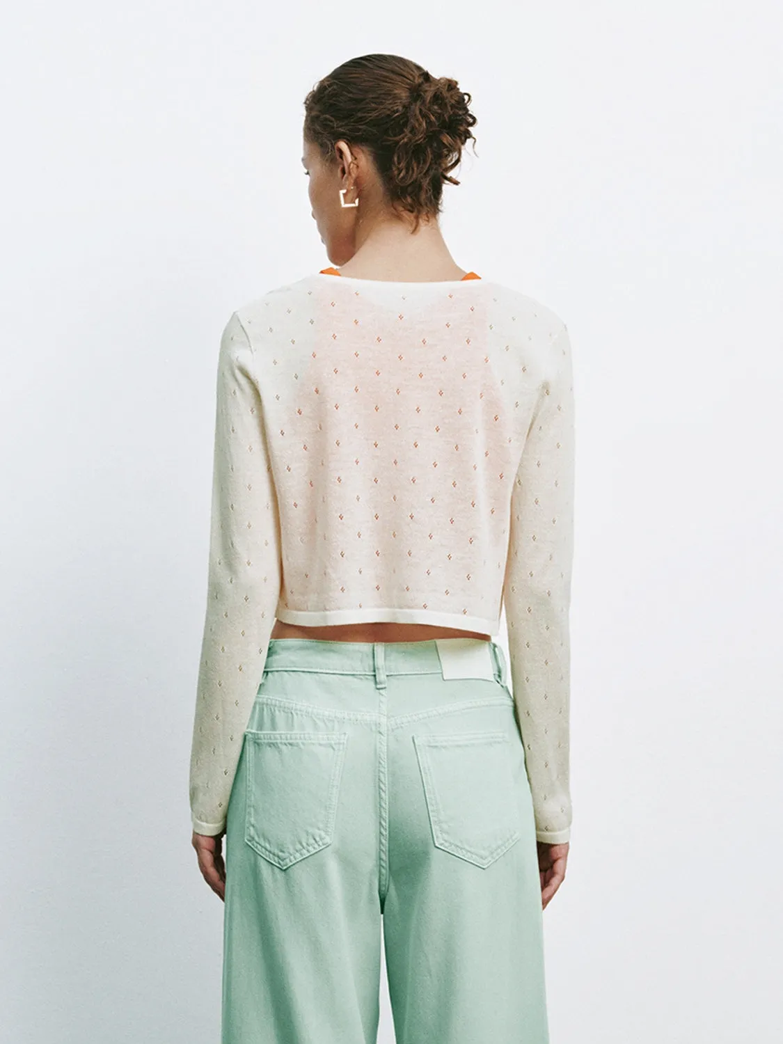 Lace Up Front Knitted Cardigans sold by Urban Revivo product image thumbnail 2