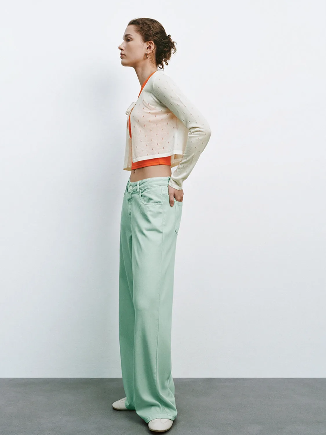 Lace Up Front Knitted Cardigans sold by Urban Revivo product image thumbnail 4