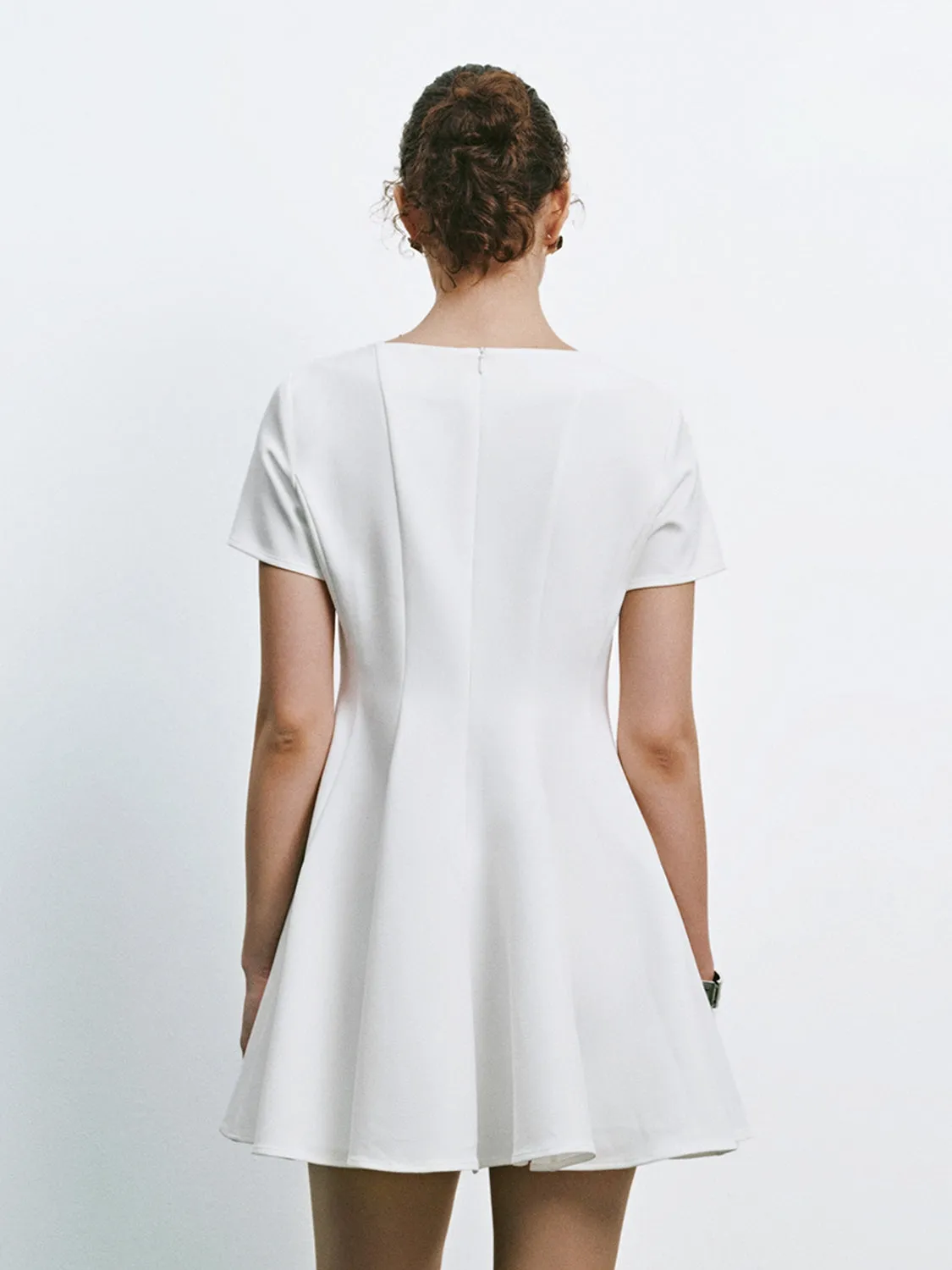 Short Sleeve Skater Dresses sold by Urban Revivo product image thumbnail 2