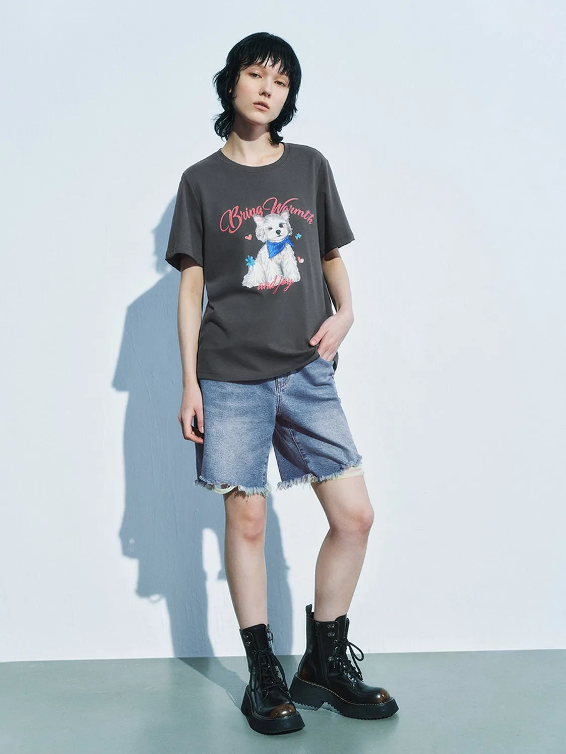 Denim Shorts sold by Urban Revivo product image thumbnail 5