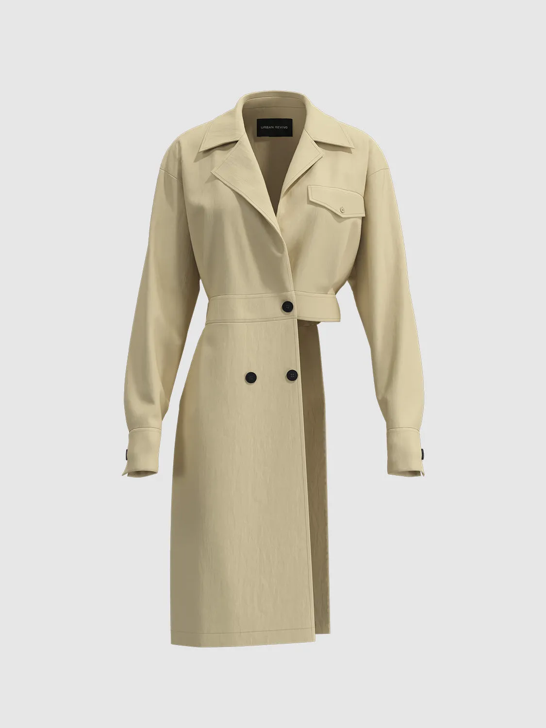 Asymmetric Tailored Statement Coats sold by Urban Revivo product image thumbnail 4