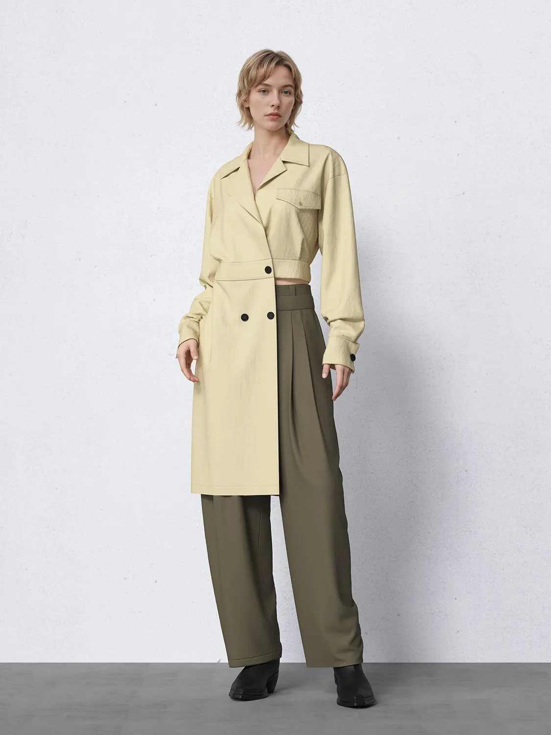 Asymmetric Tailored Statement Coats sold by Urban Revivo product image thumbnail 3