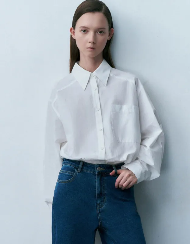 Button Up A-Line Shirt sold by Urban Revivo