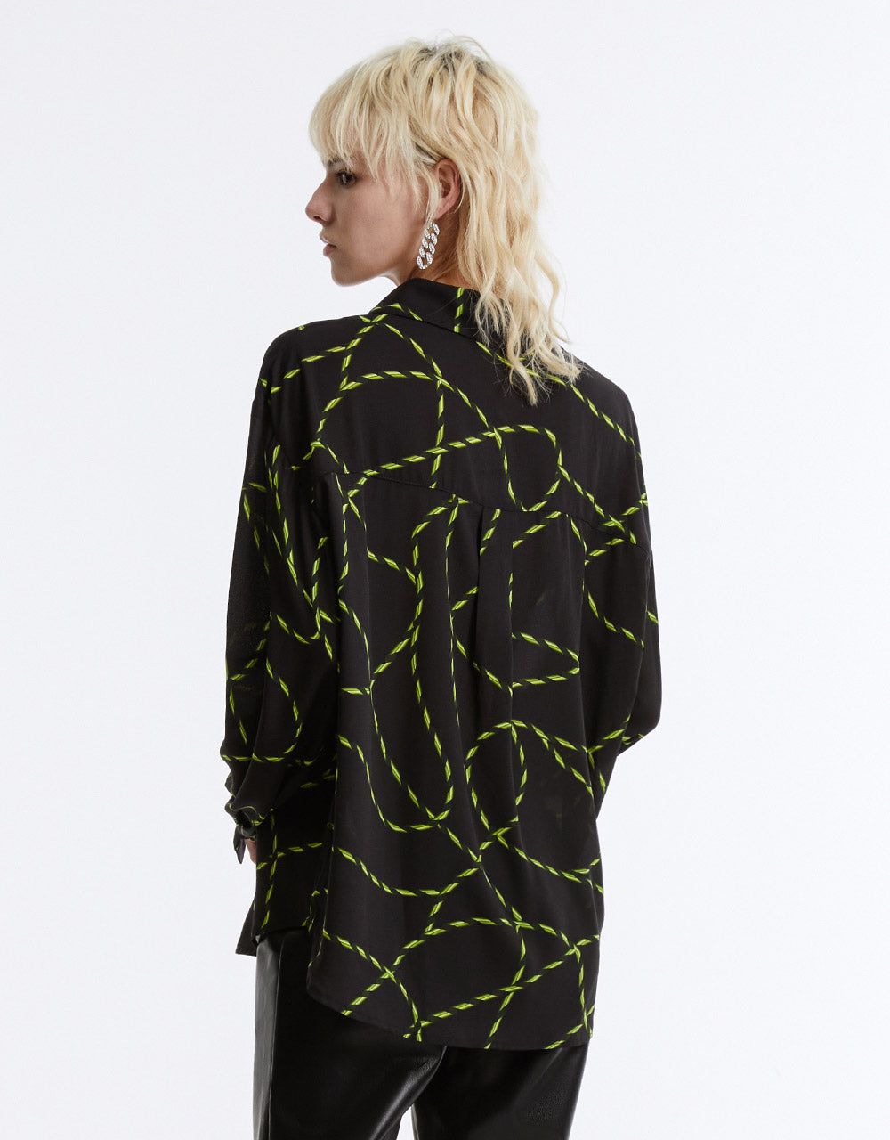 Printed Chiffon Shirt sold by Urban Revivo product image thumbnail 3