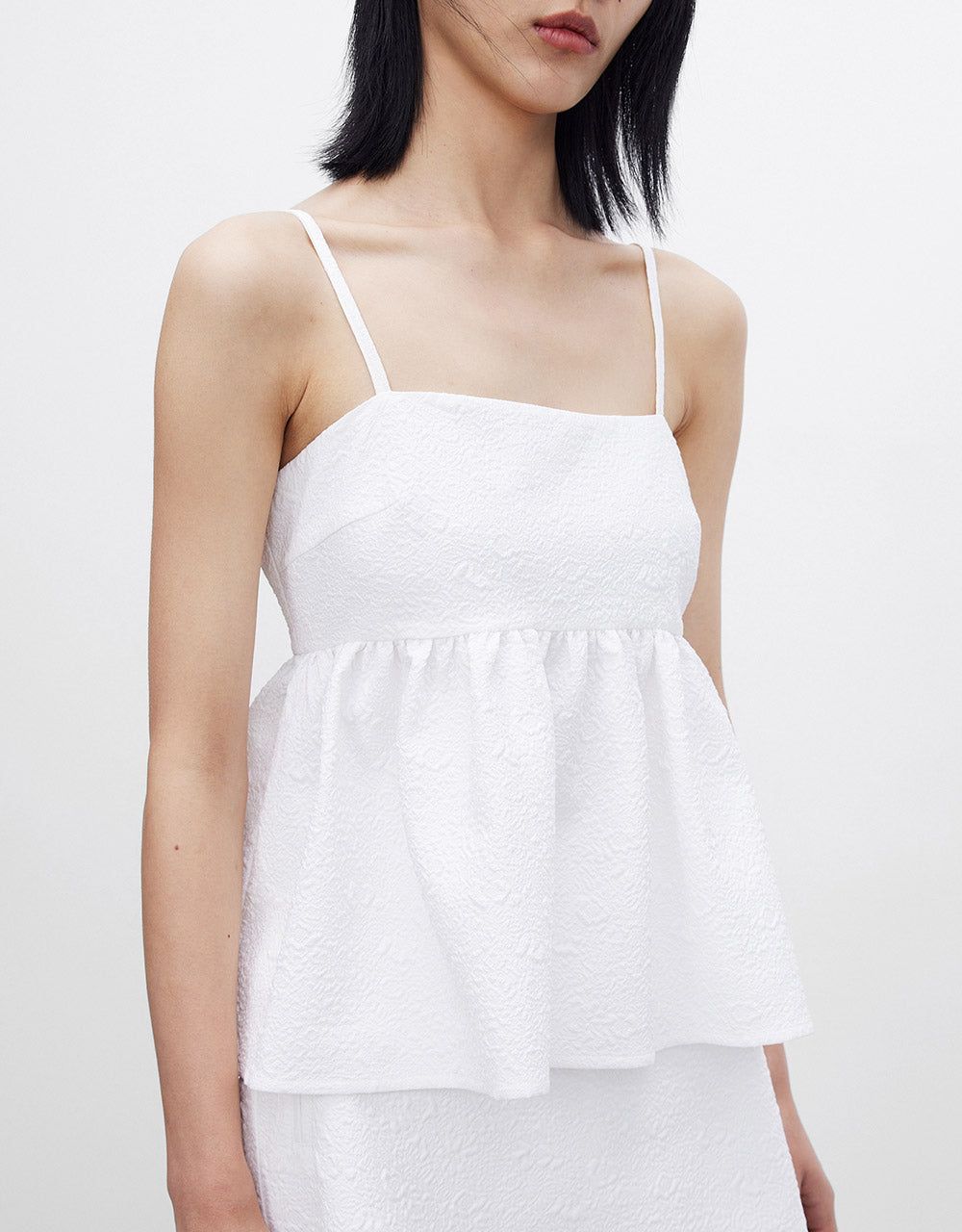Ruffle Hem Cami Top sold by Urban Revivo product image thumbnail 2
