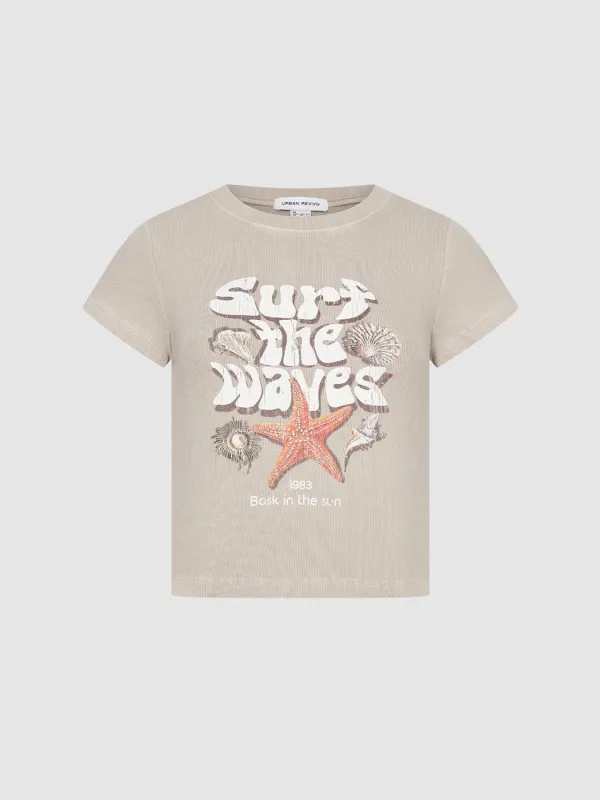 Printed Short Sleeve T-Shirts sold by Urban Revivo