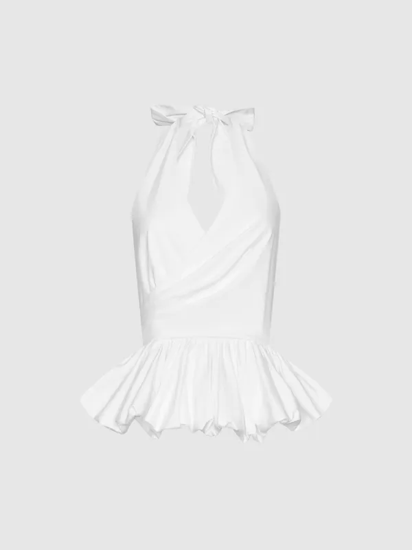 Halter Neck Cami Tops sold by Urban Revivo