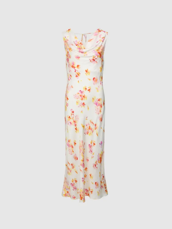 Floral Skinny-Fit Dresses sold by Urban Revivo
