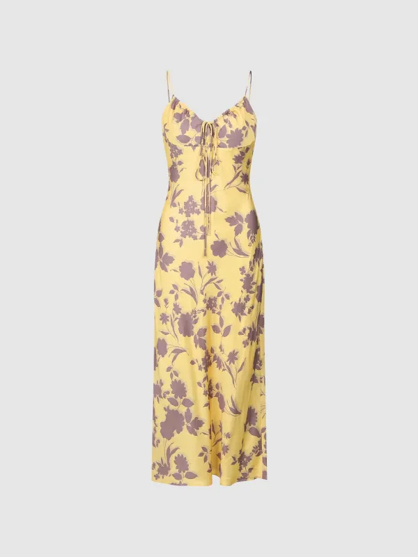 Floral Cami A-Line Dresses sold by Urban Revivo