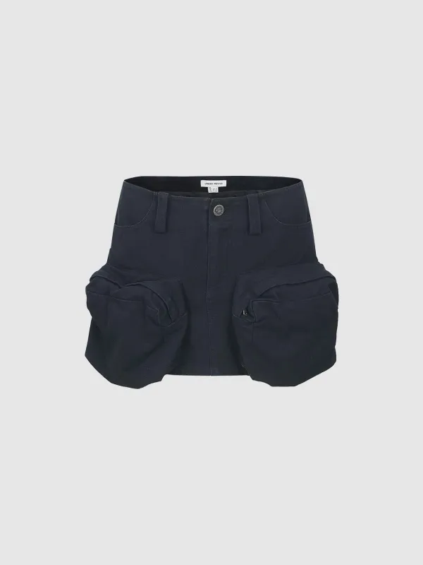 Flap Pocket Mini Straight Skirts sold by Urban Revivo