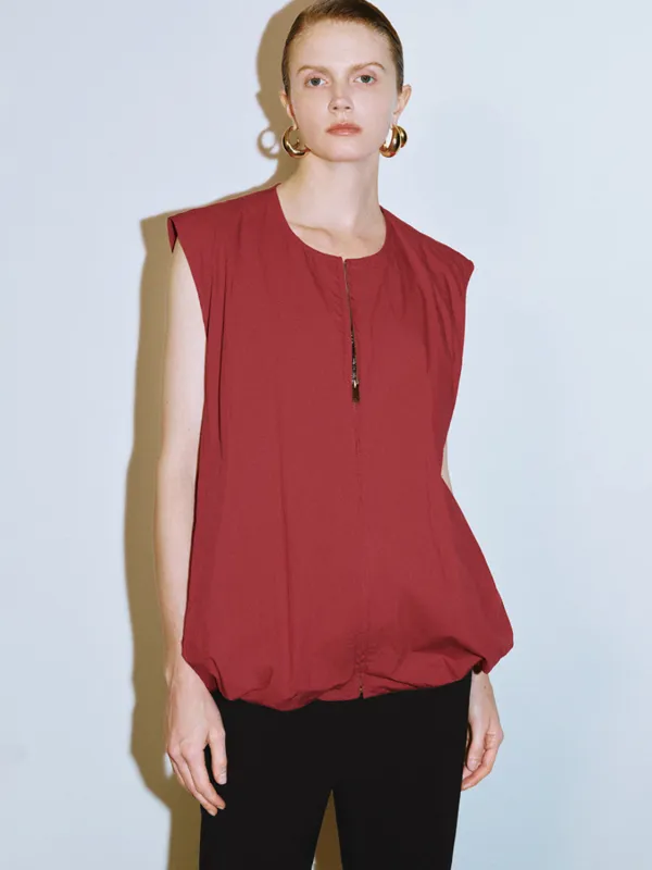 Zip Half Placket Vests sold by Urban Revivo