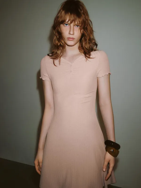 Lettuce Hem Mini Dresses sold by Urban Revivo